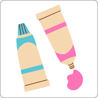 Tubes of paintDes tubes de peinture