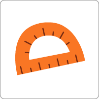 A protractorUn rapporteur