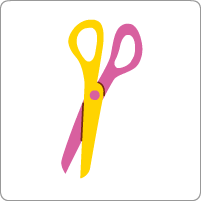 A pair of scissorsUne paire de ciseaux