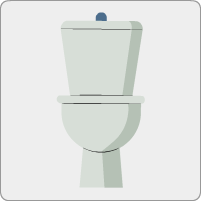 Des toilettes